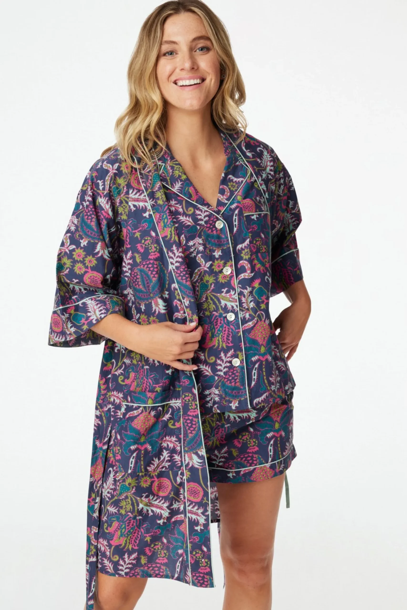 Women Roller Rabbit Pajamas | Aanda Zeda Robe
