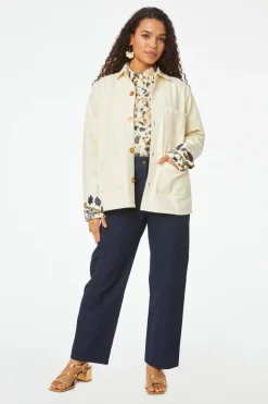 Women Roller Rabbit Tops | Davina Ebroidery Adara Jacket