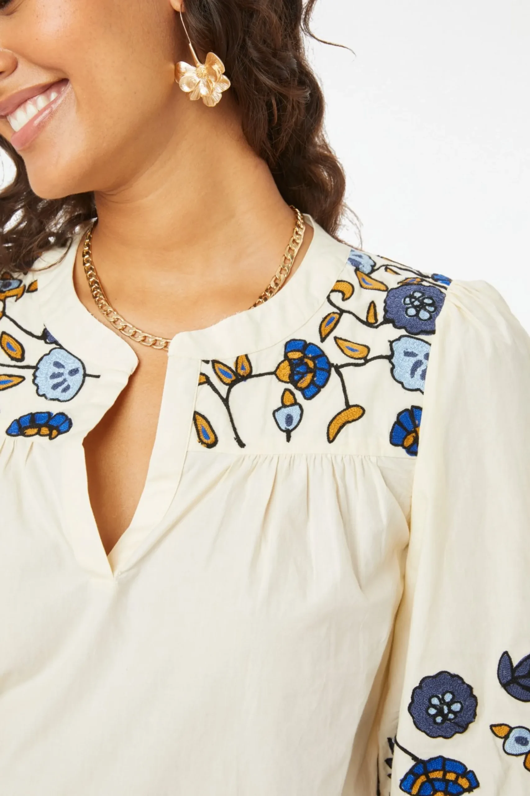 Women Roller Rabbit Tops | Davina Ebroidery ichi Top