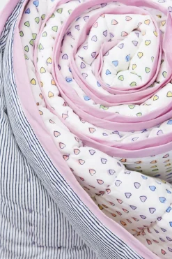 Roller Rabbit Quilts & Duvets | Disco Hearts Baby Quilt
