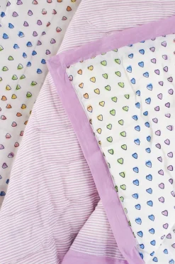 Roller Rabbit Quilts & Duvets | Disco Hearts Baby Quilt