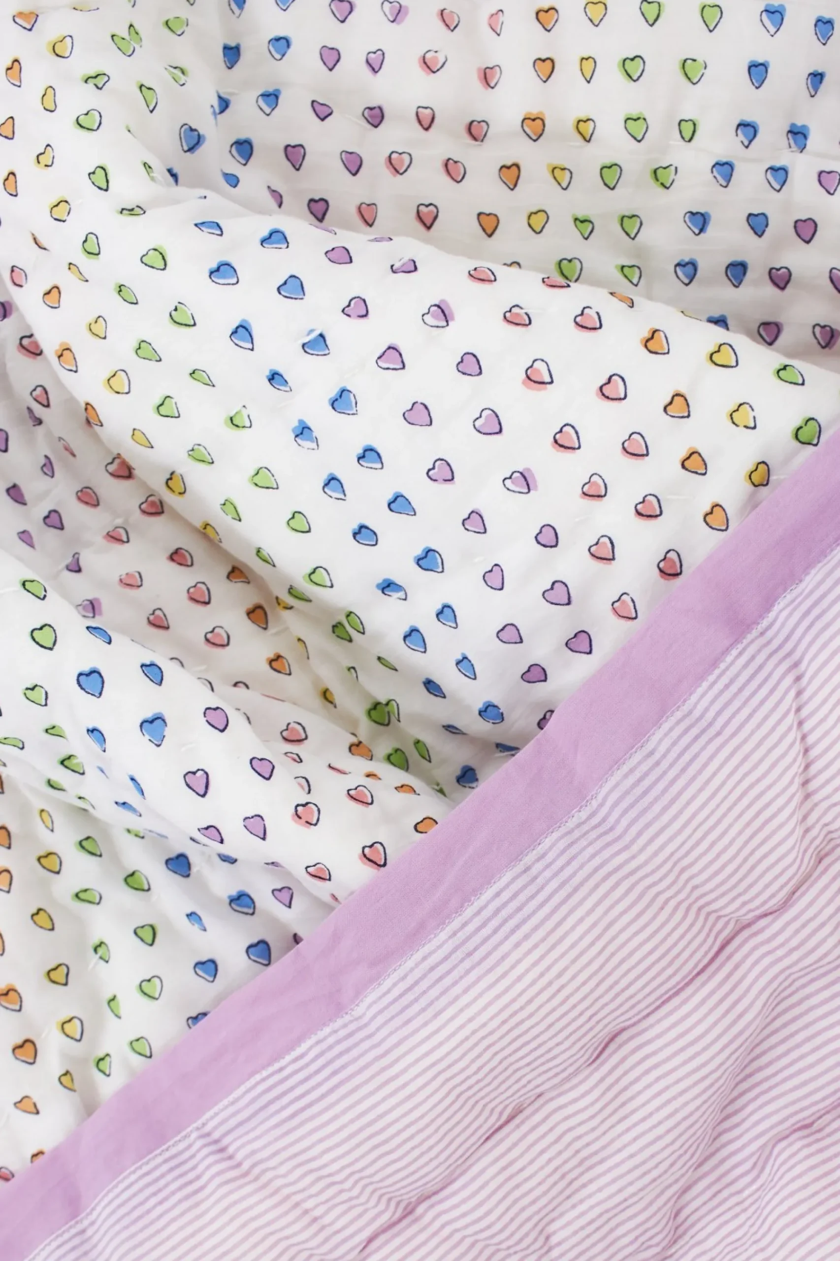 Roller Rabbit Quilts & Duvets | Disco Hearts Baby Quilt