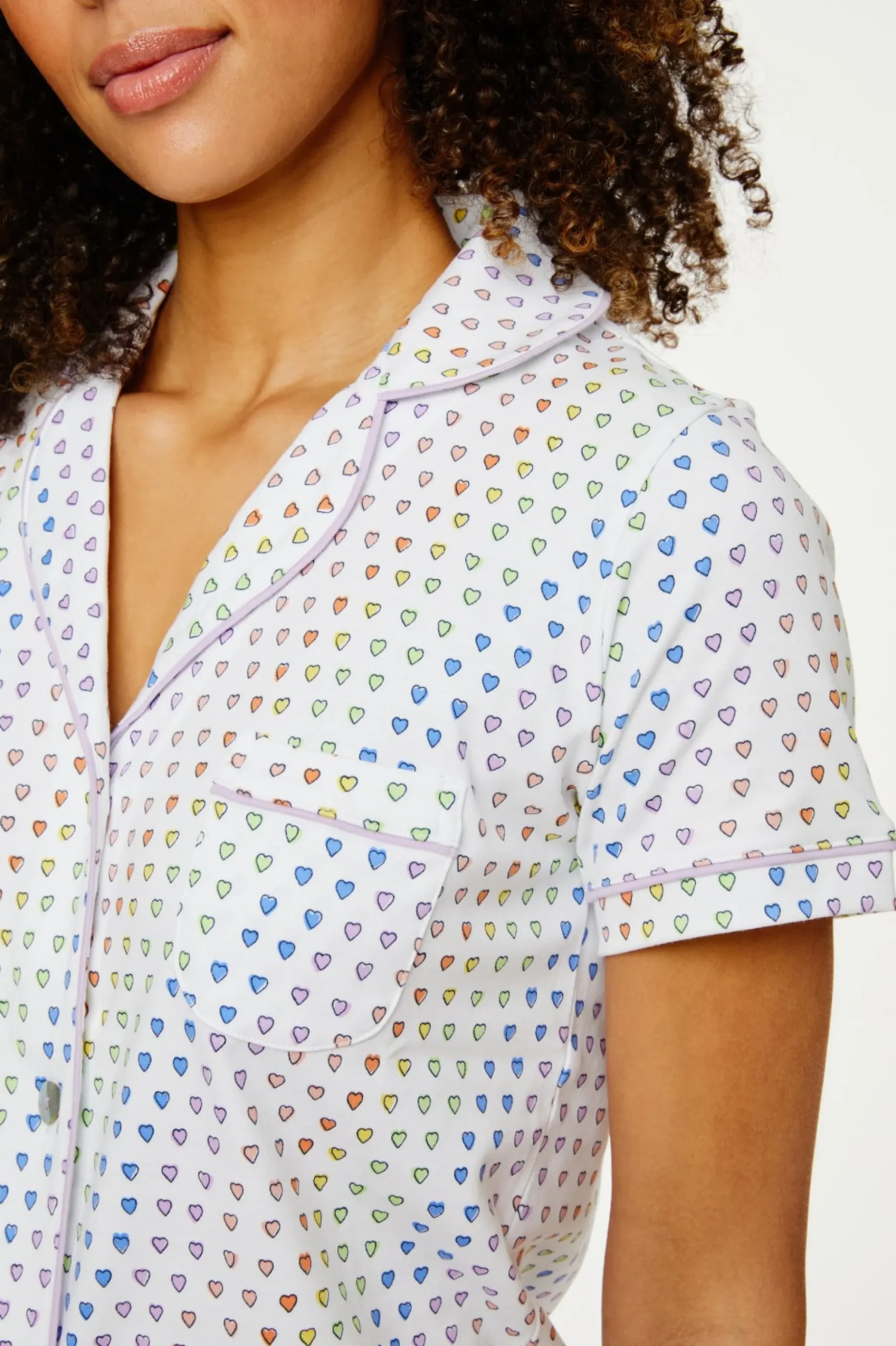 Women Roller Rabbit Pajamas | Dico Heart Poo Pajaa