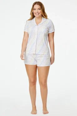 Women Roller Rabbit Pajamas | Dico Heart Poo Pajaa