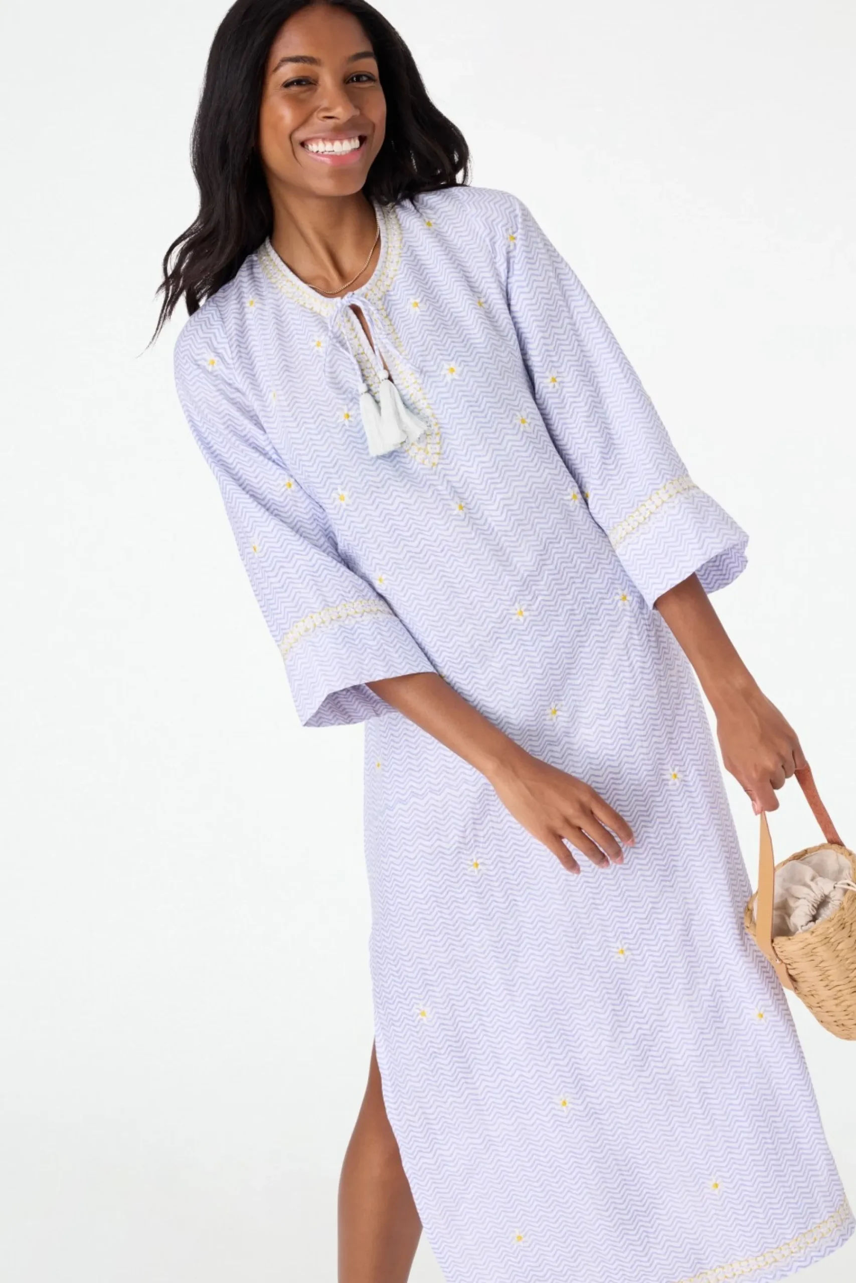 Women Roller Rabbit Tunics & Kurtas | Dity Daiy Ebroidered Punta ong Kurta