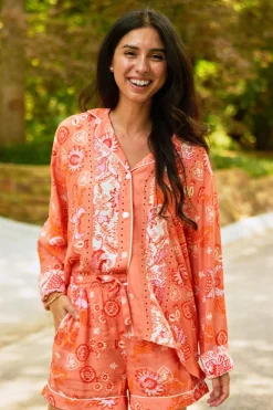 Women Roller Rabbit Pajamas | Eoie Border eia ounge et