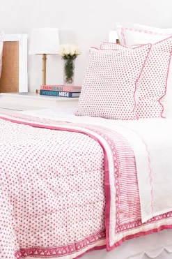 Roller Rabbit Decorative Pillows | Hearts Decorative Pillow