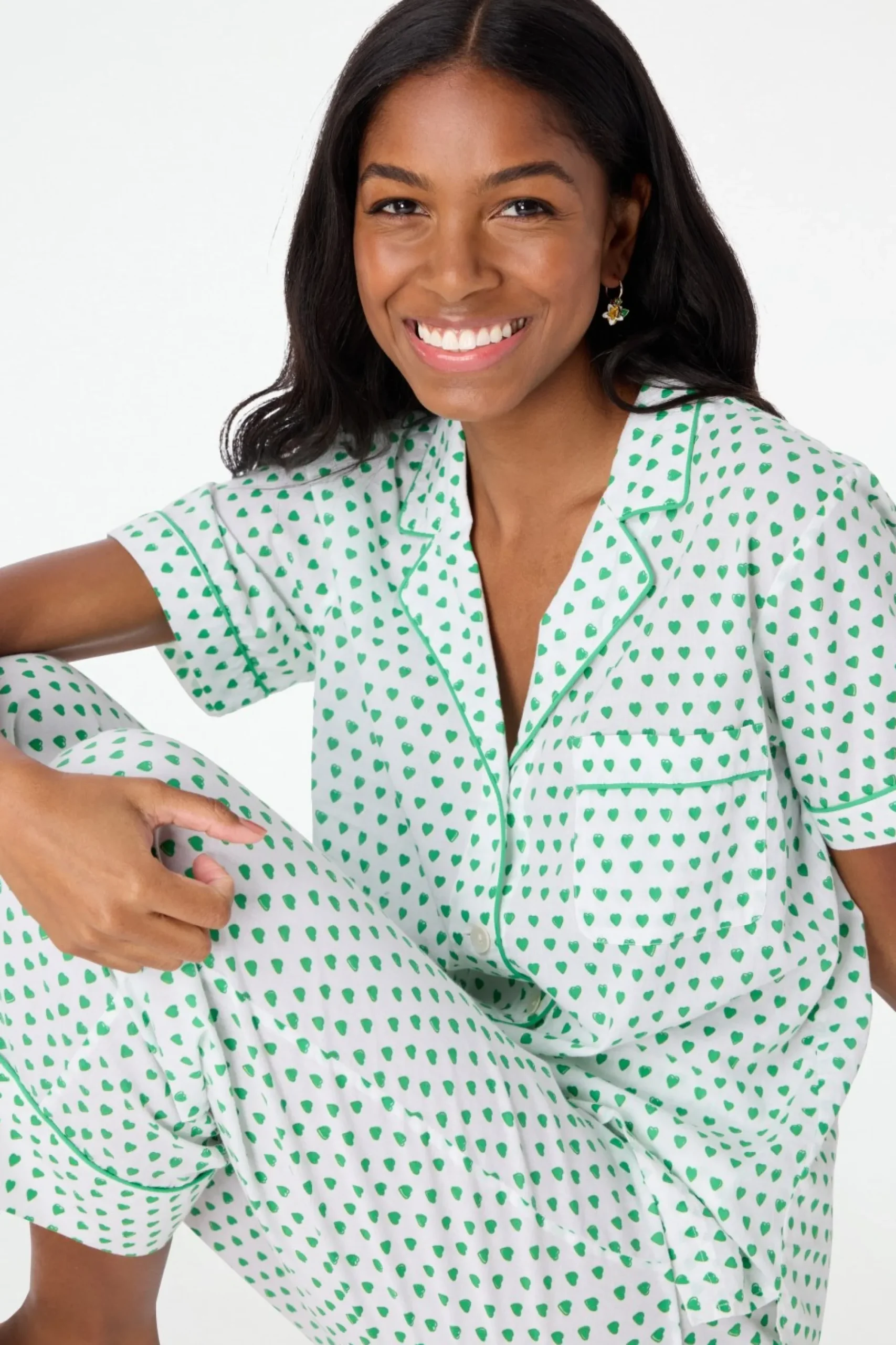 Women Roller Rabbit Pajamas | Heart iza et