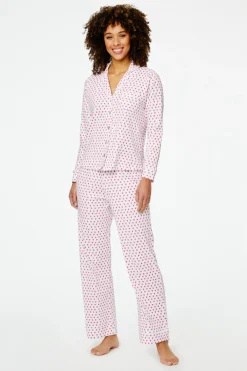 Women Roller Rabbit Pajamas | Heart ong eeve Poo Pajaa