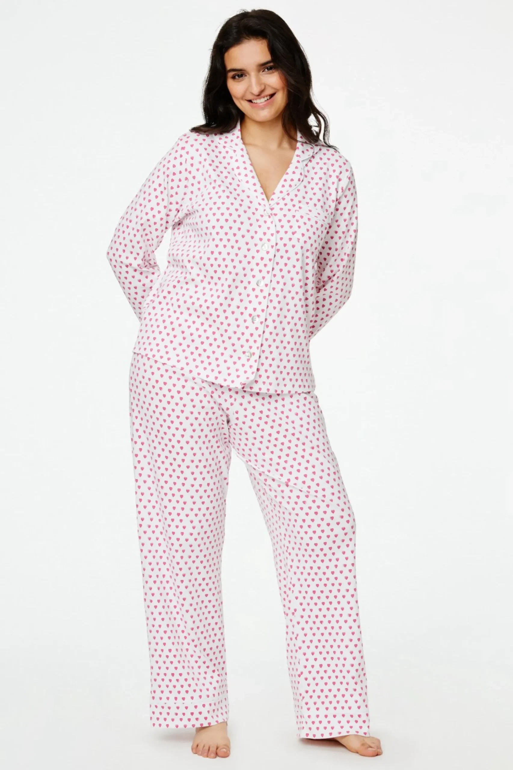 Women Roller Rabbit Pajamas | Heart ong eeve Poo Pajaa