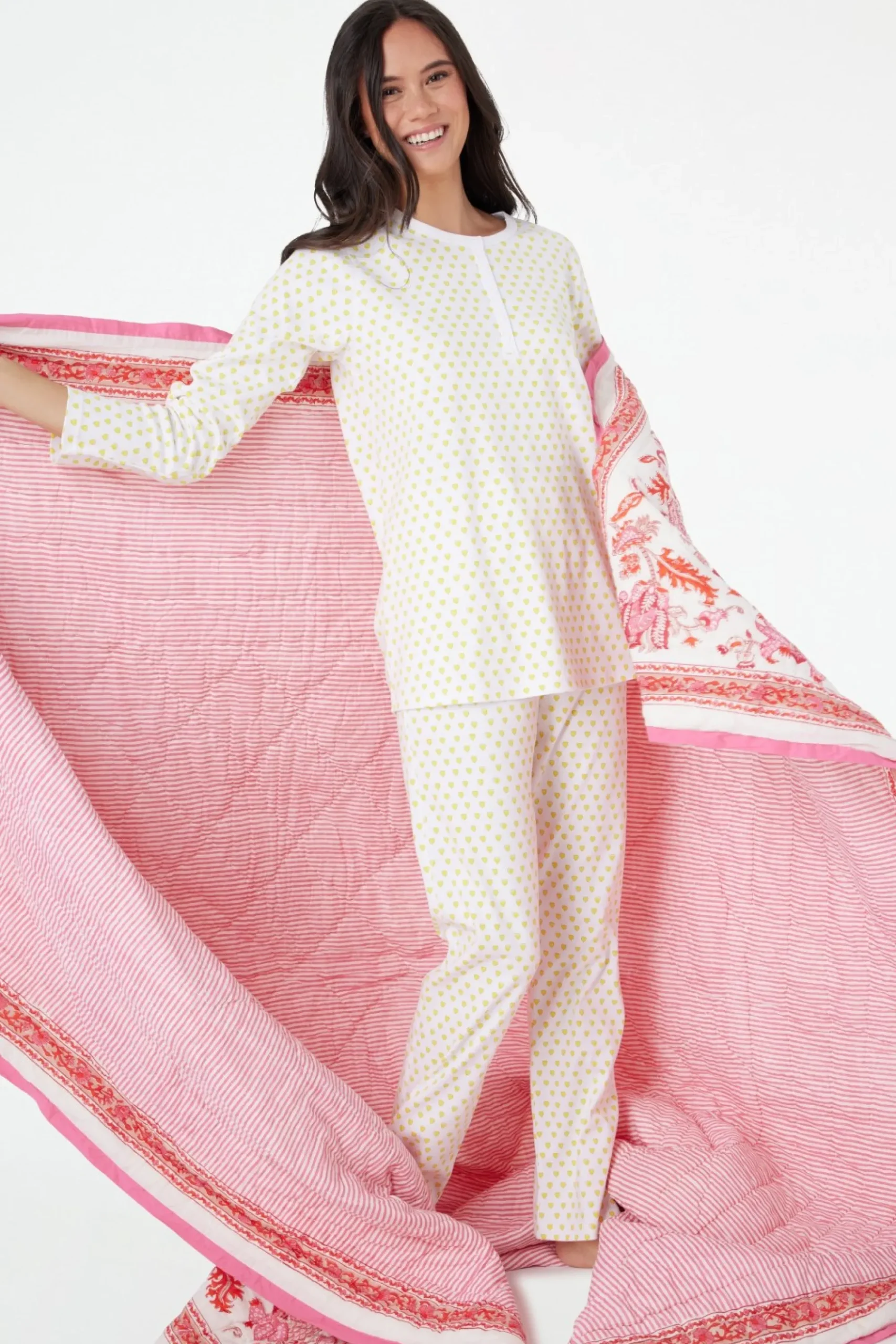 Women Roller Rabbit Pajamas | Heart Pajaa
