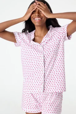 Women Roller Rabbit Pajamas | Heart Poo Pajaa