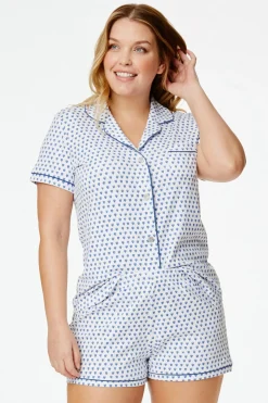Women Roller Rabbit Pajamas | Heart Poo Pajaa
