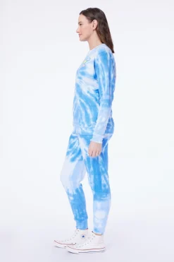 Women Roller Rabbit Casuals | Heart Tie Dye Crewneck