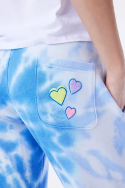 Women Roller Rabbit Casuals | Heart Tie Dye weatpant