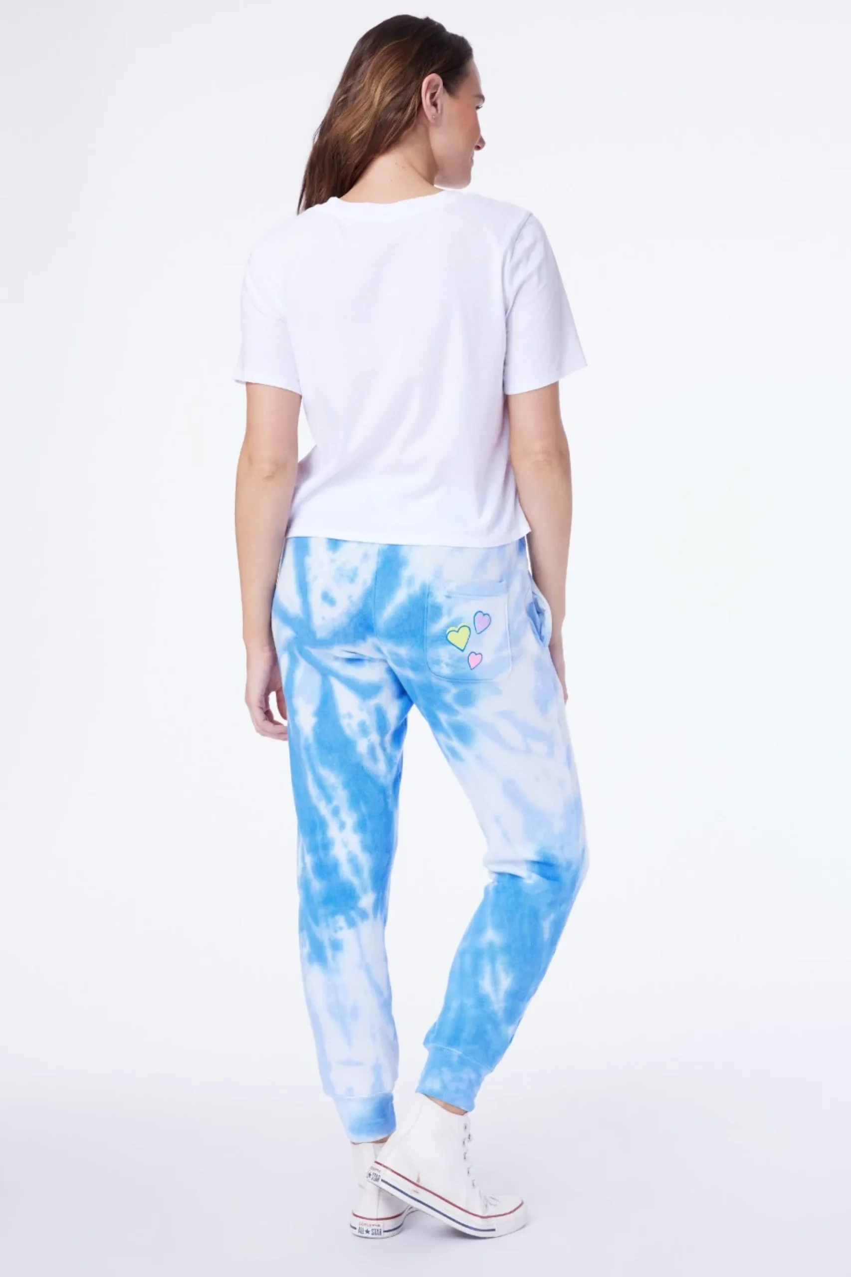 Women Roller Rabbit Bottoms | Heart Tie Dye weatpant