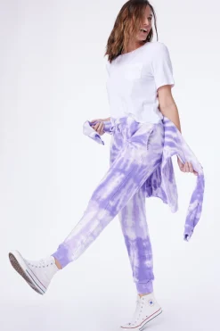 Women Roller Rabbit Bottoms | Heart Tie Dye weatpant