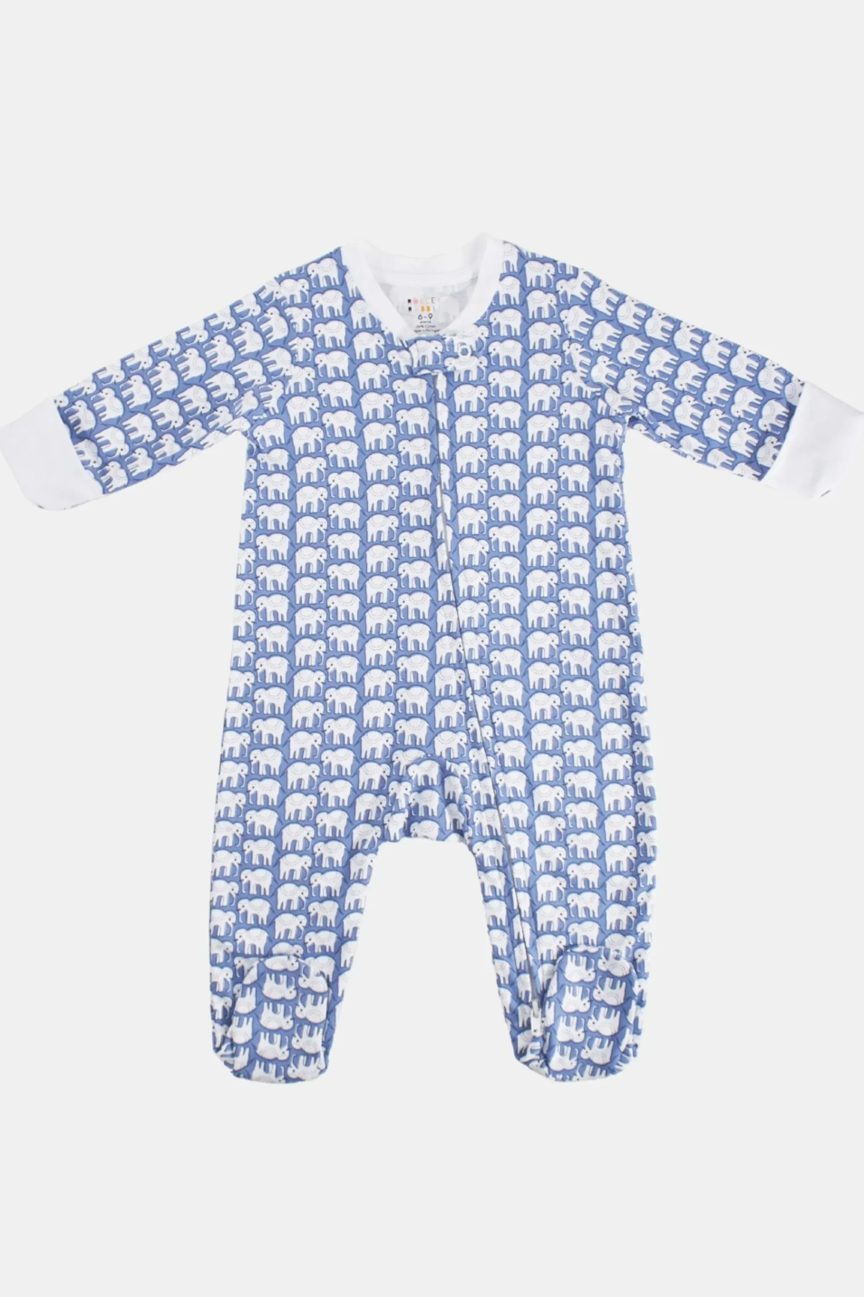 Baby Roller Rabbit Pajamas | Infant Hathi Zipper Footie