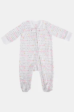 Baby Roller Rabbit Pajamas | Infant Love & Letters Zipper Footie