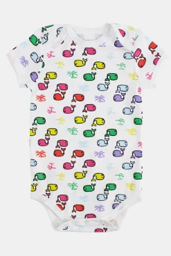 Baby Roller Rabbit Pajamas | Infant Moby Paradise Short Sleeve Onesie