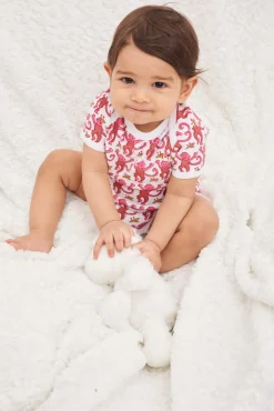 Baby Roller Rabbit Pajamas | Infant Monkey Short Sleeve Onesie