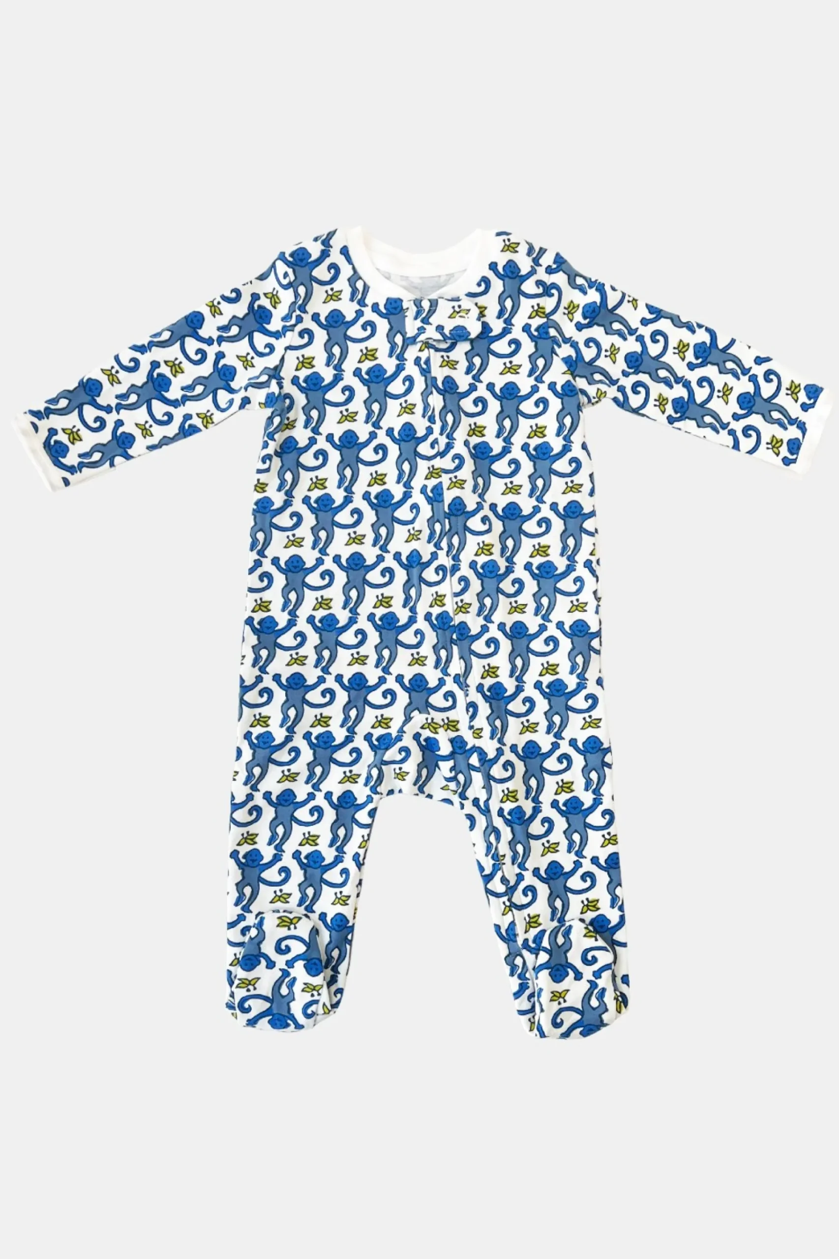 Baby Roller Rabbit Pajamas | Infant Monkey Zipper Footie