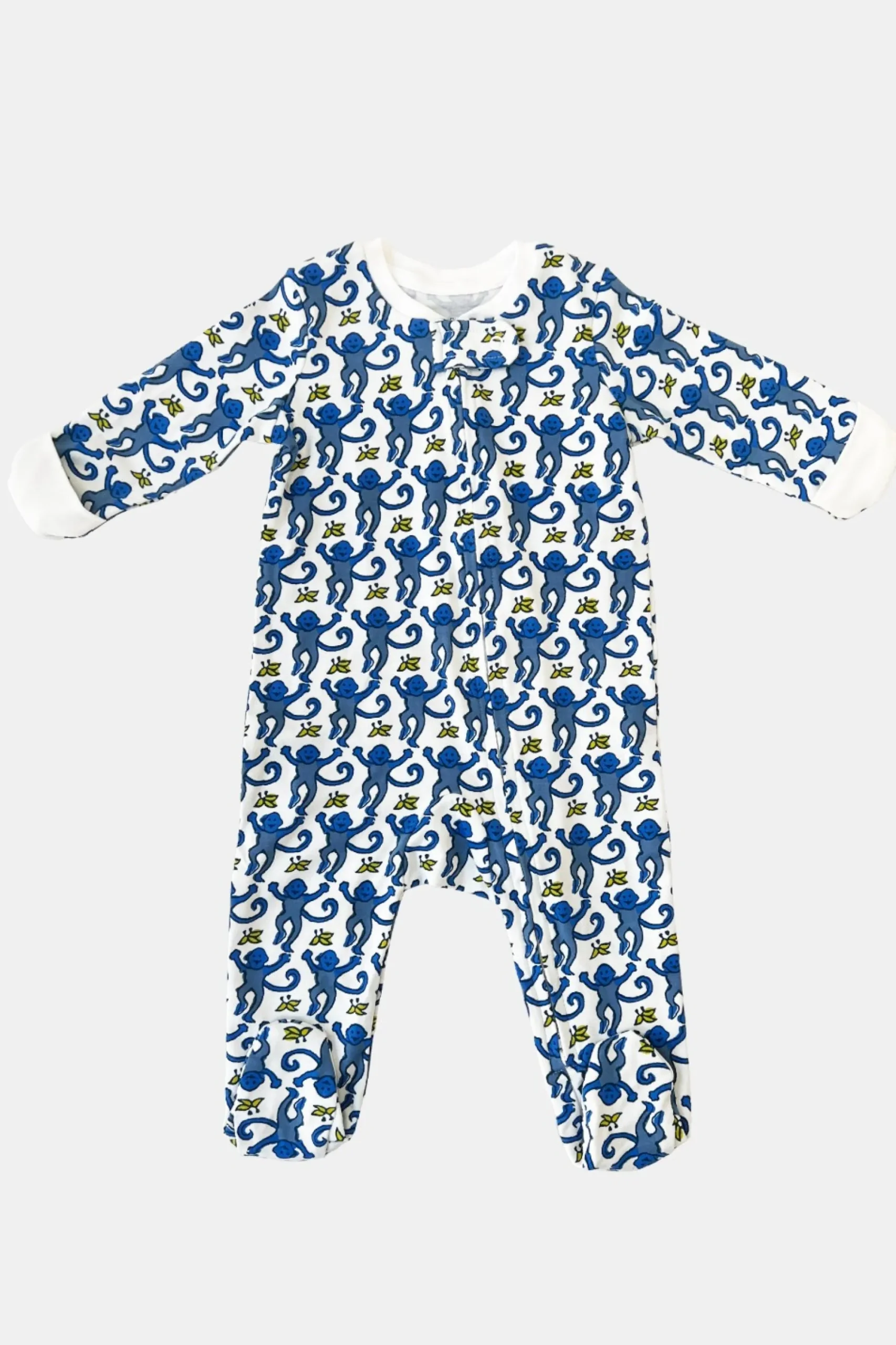 Baby Roller Rabbit Pajamas | Infant Monkey Zipper Footie