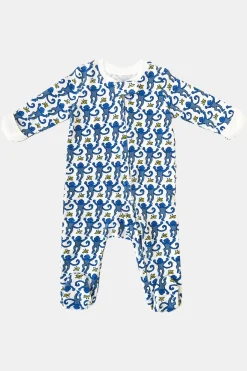 Baby Roller Rabbit Pajamas | Infant Monkey Zipper Footie