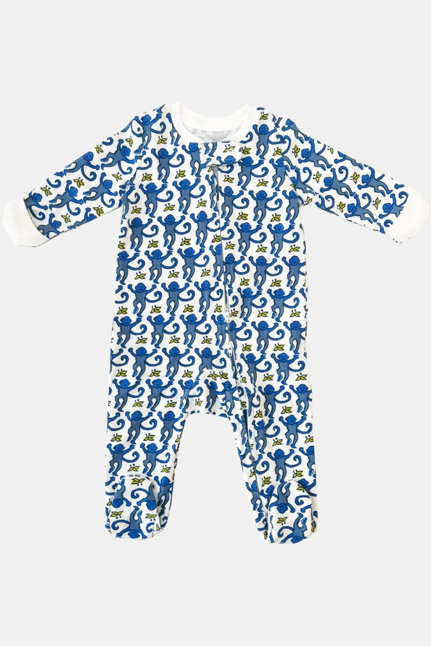 Baby Roller Rabbit Pajamas | Infant Monkey Zipper Footie