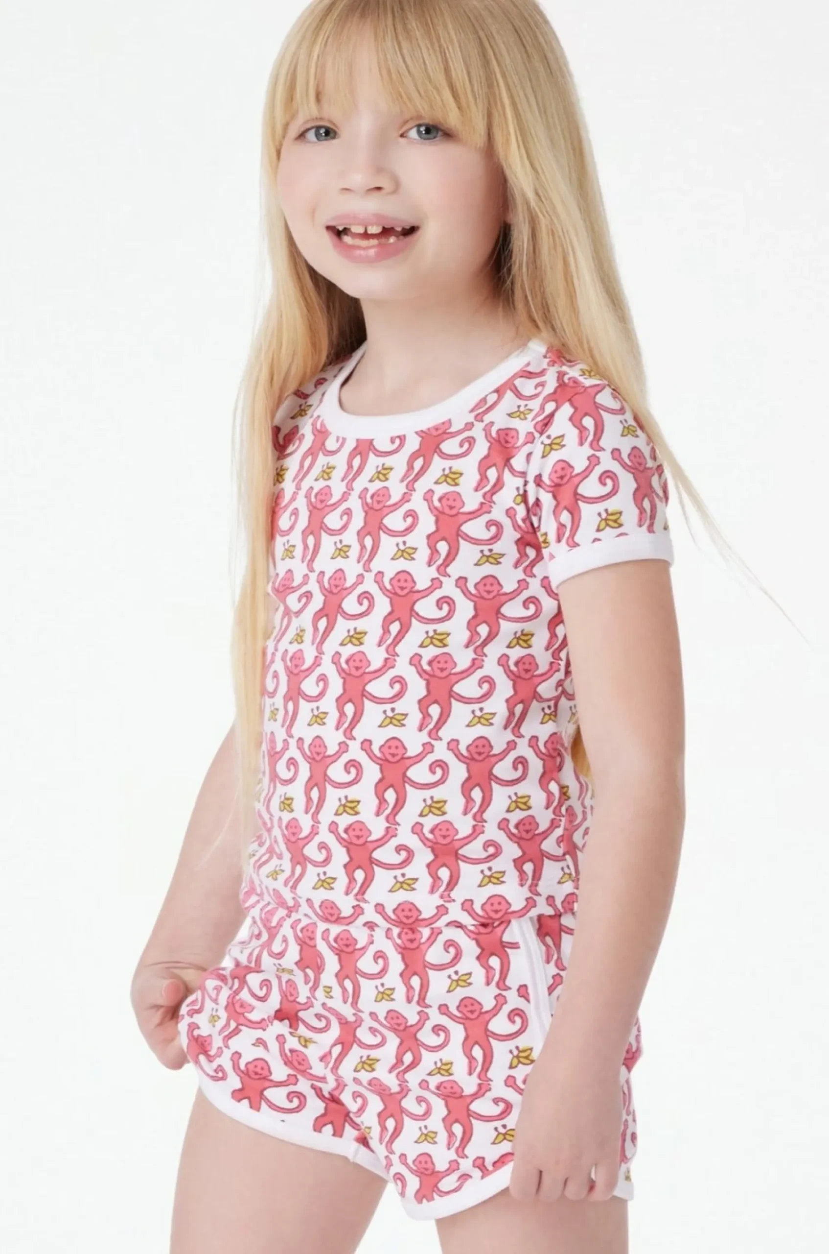 Kids Roller Rabbit Tops And Bottoms | Kids Monkey Playa Play Set