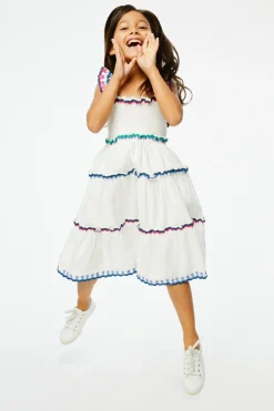 Kids Roller Rabbit Dresses | Kids Valleta Embroidered Ceri Dress