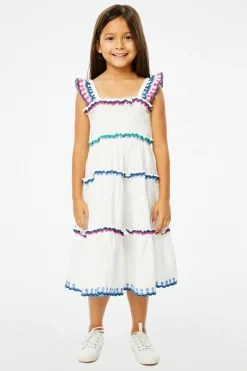 Kids Roller Rabbit Dresses | Kids Valleta Embroidered Ceri Dress