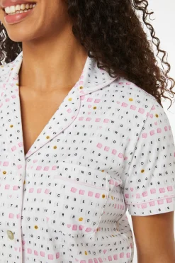 Women Roller Rabbit Pajamas | ove & etter Poo Pajaa