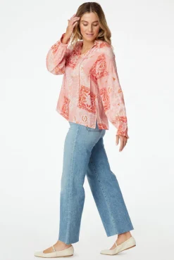 Women Roller Rabbit Tops | aiie Patchwork Jay Top