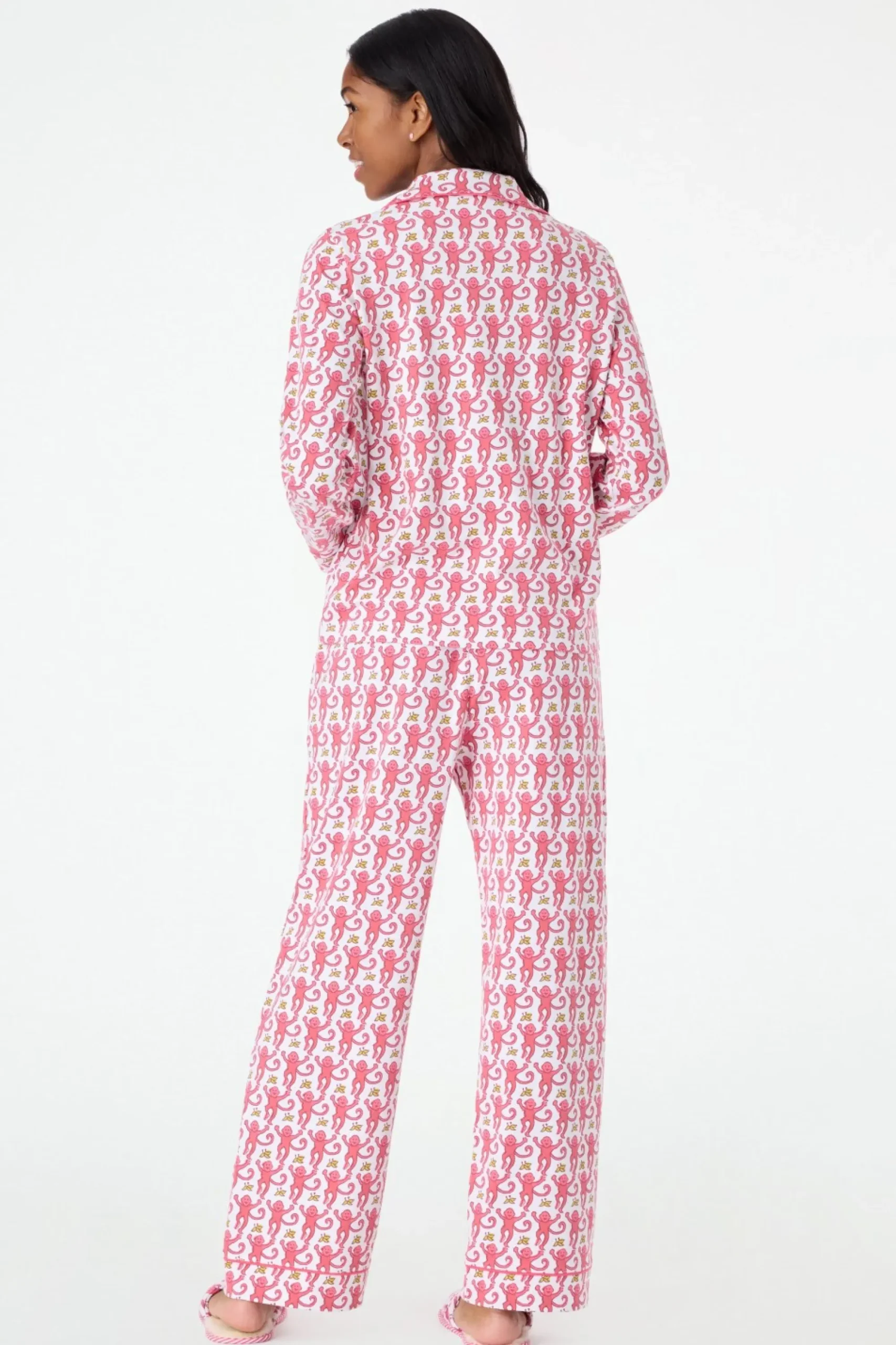 Women Roller Rabbit Pajamas | onkey ong eeve Poo Pajaa