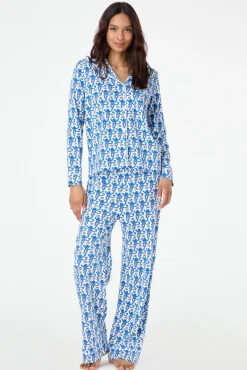 Women Roller Rabbit Pajamas | onkey ong eeve Poo Pajaa