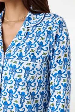 Women Roller Rabbit Pajamas | onkey ong eeve Poo Pajaa