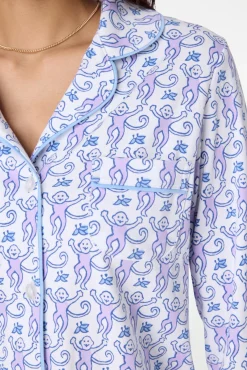 Women Roller Rabbit Pajamas | onkey ong eeve Poo Pajaa
