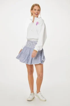 Women Roller Rabbit Tops | onkey Puff Haf Zip weathirt