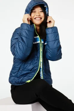 Women Roller Rabbit Tops | onkey Reveribe Hooded Puffer