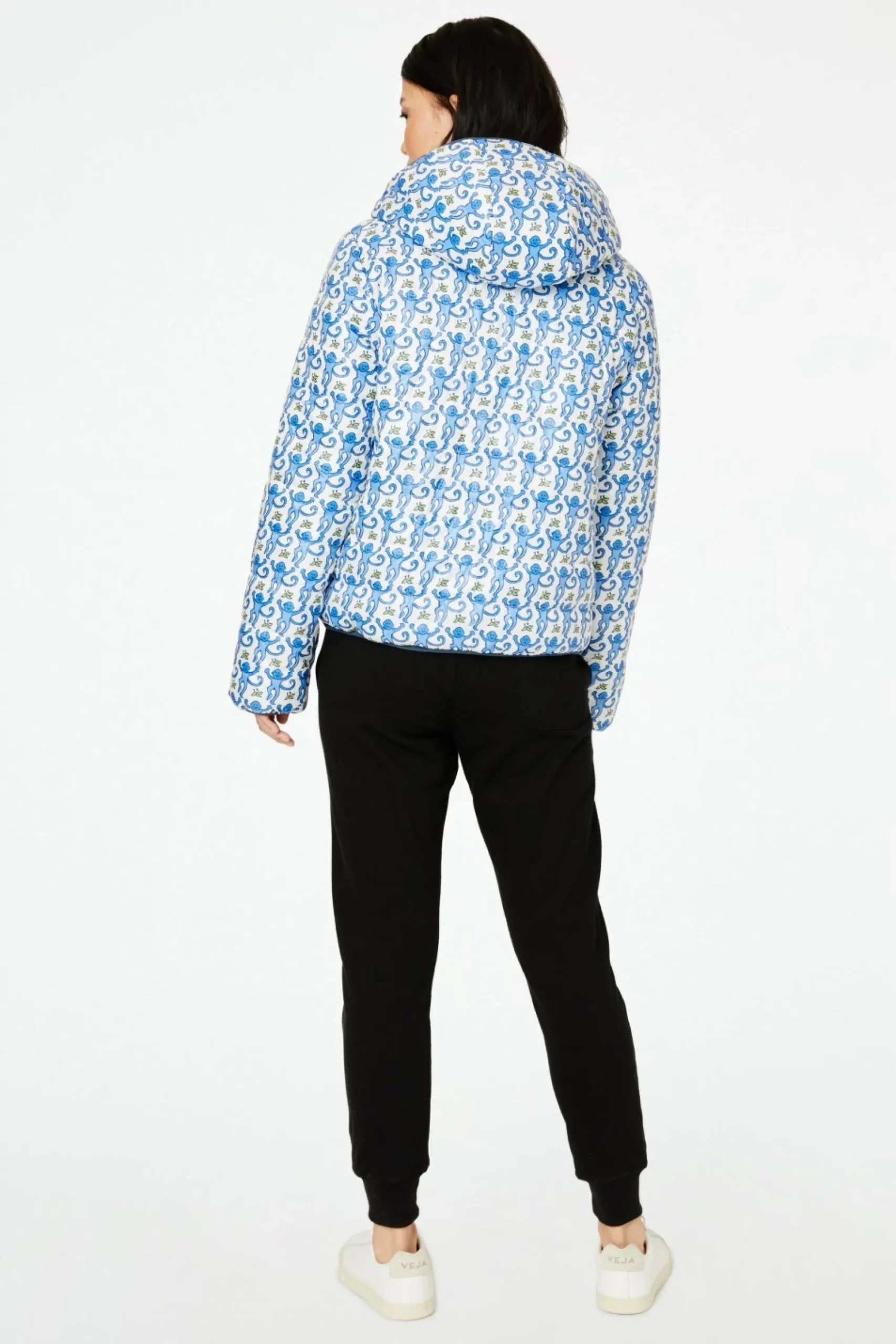 Women Roller Rabbit Tops | onkey Reveribe Hooded Puffer