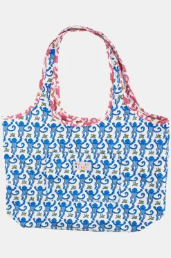 Roller Rabbit Bags | Monkey Reversible Shopping Tote