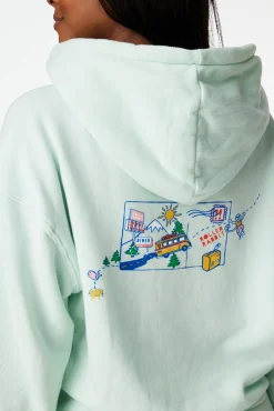 Women Roller Rabbit Tops | On The Road onkey Hoodie