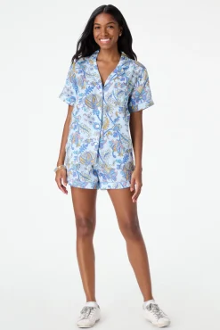 Women Roller Rabbit Pajamas | Textured Aanda ivy et